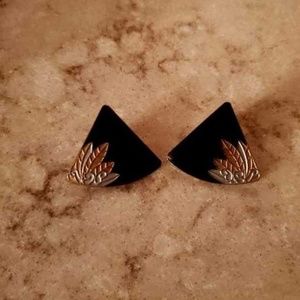 Vintage Enamel Earrings